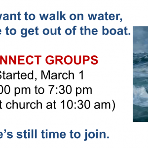 Connect Groups March 2020