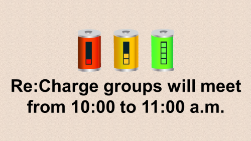 Re:Charge Meeting Time