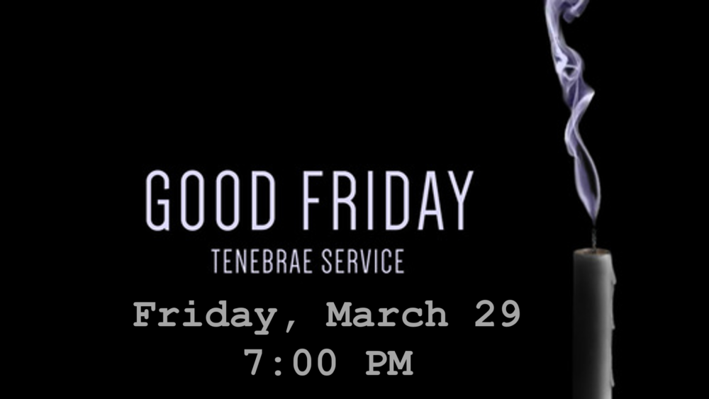 Good Friday March 29, 2024