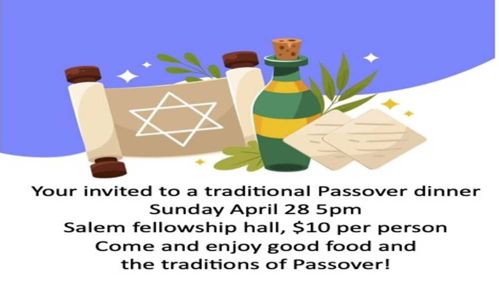 Passover Dinner 4-28-2024