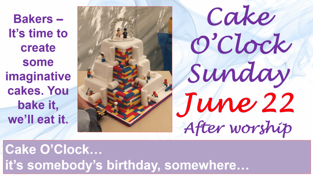 Birthday Cakes 6-22-2025