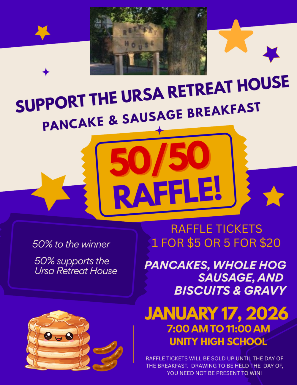 Ursa Retreat House Fundraiser Ursa Retreat House Fundraiser