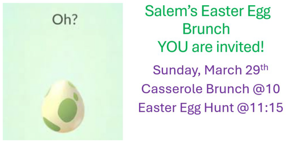Easter Egg Brunch & Hunt 3-29-2026 Easter Egg Brunch & Hunt 3-29-2026