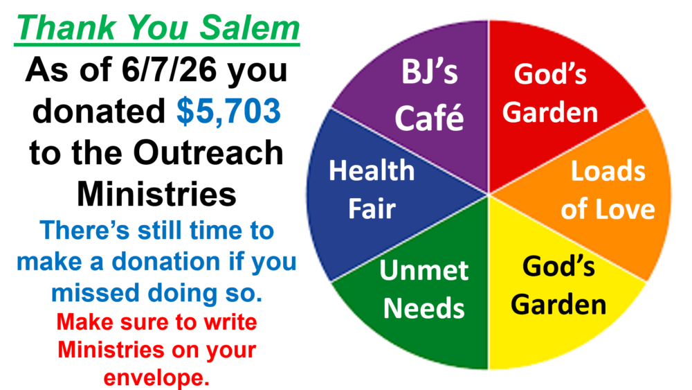 Outreach Ministries May 2026 Outreach Ministries May 2026