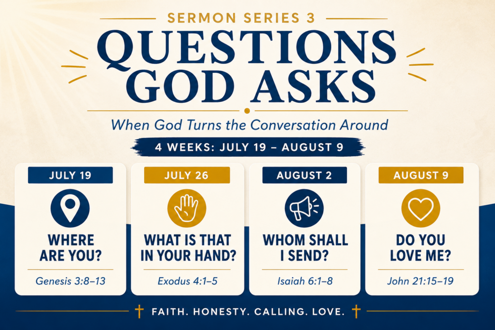 Questions God Asks Sermon Series